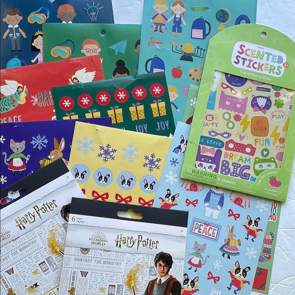Colorful Sticker Collection Harry Potter - Christmas - Scented Superhero - Kids